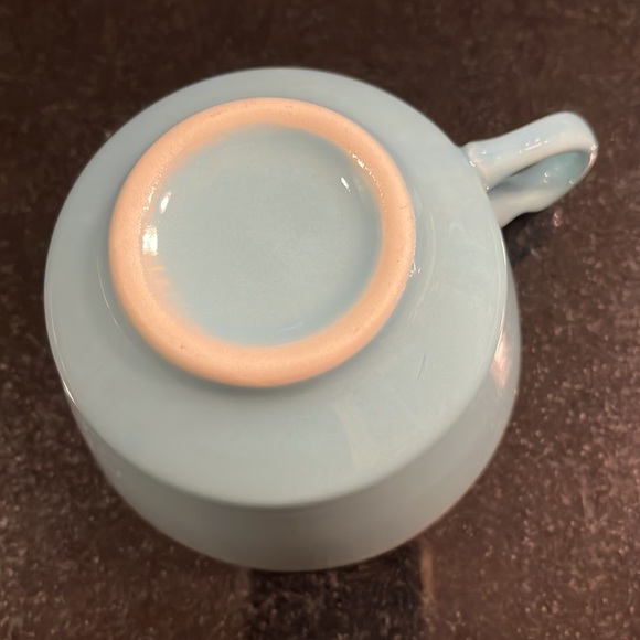 Vintage Soft Blue Coffee Mugs.  Beautiful.  Set of 4. - Picture 8 of 8